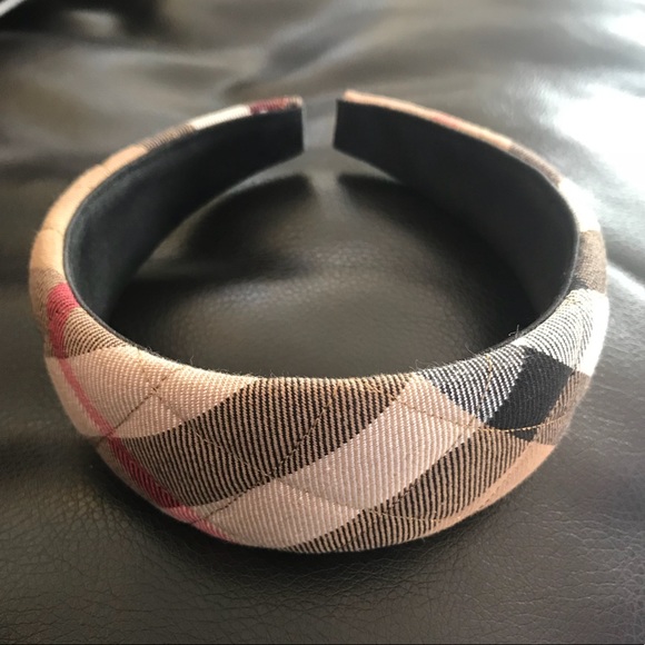Burberry Accessories - Authentic quilted Burberry plaid check headband